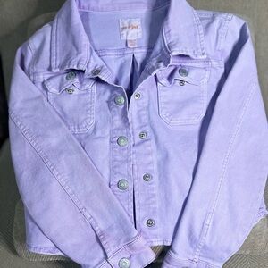 Cat & Jack Light Purple Jean Jacket